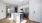 kitchen with an island, modern appliances and spacious counter-space